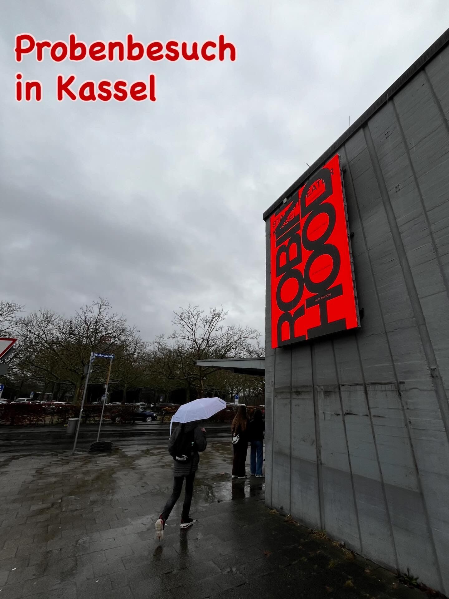 Fahrt zur Fotoprobe von Robin Hood im Schauspielhaus Kassel